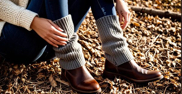 Furry leg warmers: stay cozy and stylish this season